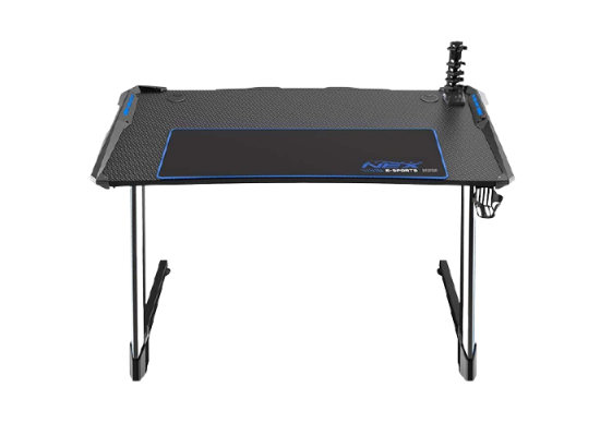 Buy Dxracer nex gaming desk – black/blue in Saudi Arabia