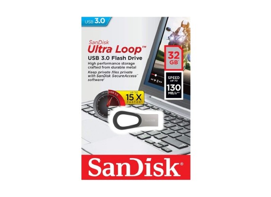 Buy Sandisk 32gb ultra loop usb 3. 0 flash drive - (sdcz93) in Saudi Arabia