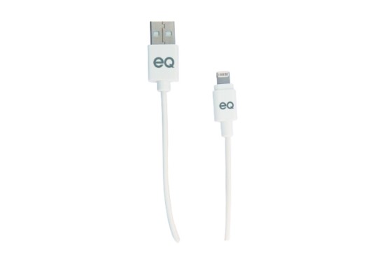 Buy Eq lightning cable 1m - white in Saudi Arabia