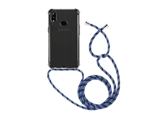 Buy Necklace samsung galaxy a10s case - blue strap in Saudi Arabia