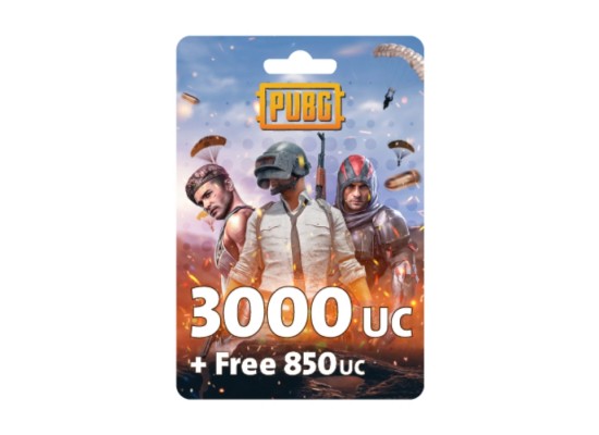 PUBG Game Point - (3000 + Free 850 UC)