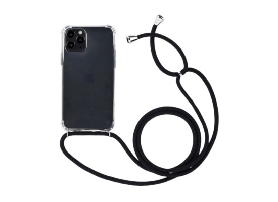 Buy Eq necklace string iphone 11 pro case - black strap in Saudi Arabia