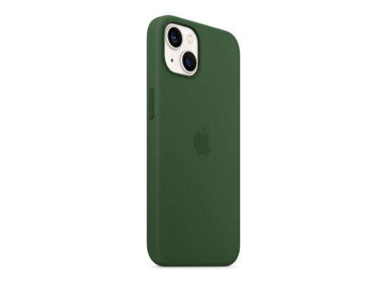 Apple iPhone 13 MagSafe Silicone Case Clover green buy in xcite kuwait