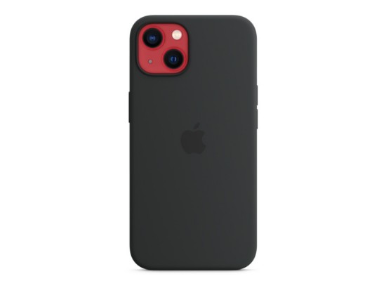 Apple iPhone 13 MagSafe Silicone Case midnight black buy xcite kuwait