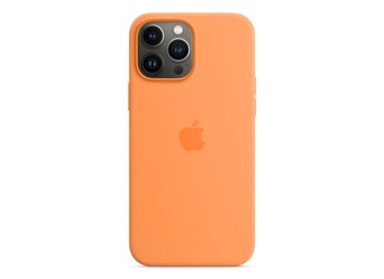 Buy Apple iphone 13 pro max magsafe silicone case - marigold in Kuwait