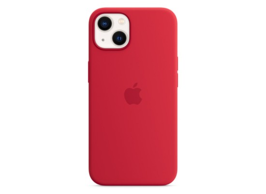 Apple iPhone 13 MagSafe Silicone Case red buy xcite kuwait