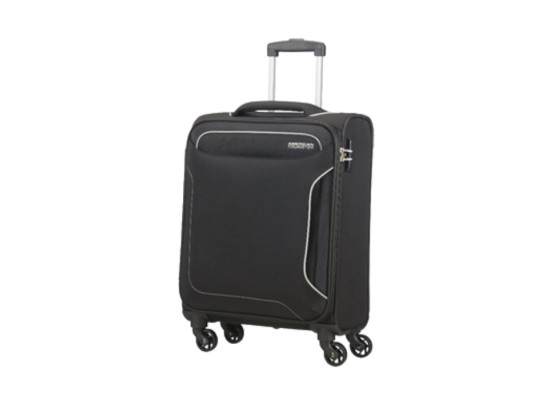 American Tourister Holiday Spinner Cabin Black Soft Luggage in Kuwait | Buy Online – Xcite