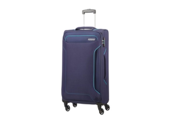 American Tourister Holiday Spinner Cabin Soft Navy Luggage in Kuwait | Buy Online – Xcite