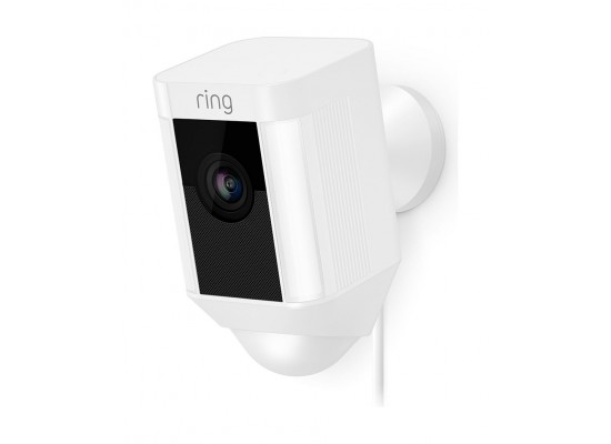 Buy Ring spotlight wired smart homesecurity camera - white in Saudi Arabia