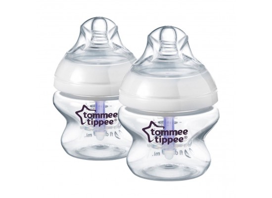 Tommee Tippee Closer To Nature Advanced Anti-Colic Feeding Bottles - 2x 150ml