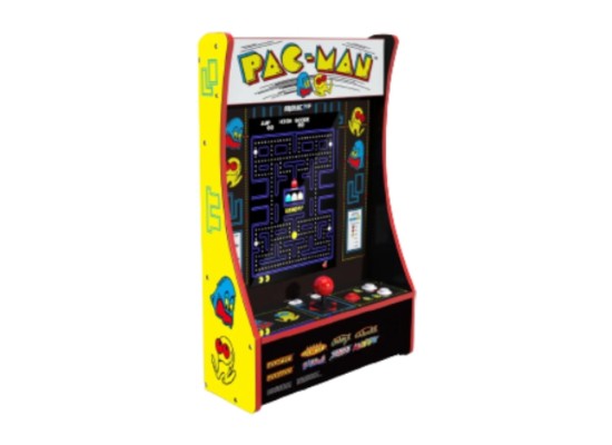 arcade1up 3-in-1 partycade with pac-man, galaga and galaxian