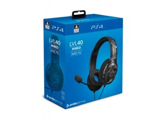 Pdp lvl40 ps4 stereo wired headset - camo price in Kuwait, X-Cite Kuwait