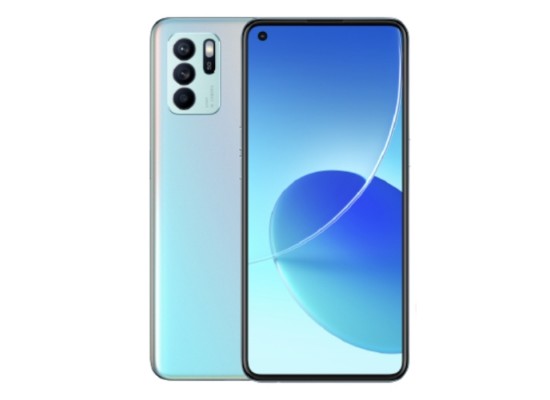 Buy Oppo reno6 z 5g 128gb phone - blue in Saudi Arabia