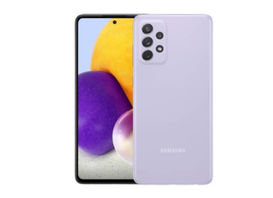 Buy Samsung galaxy a72 128gb dual sim phone  – violet in Saudi Arabia