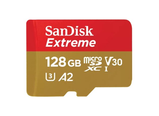 Buy Sandisk extreme 128gb microsd card for mobile gaming in Saudi Arabia