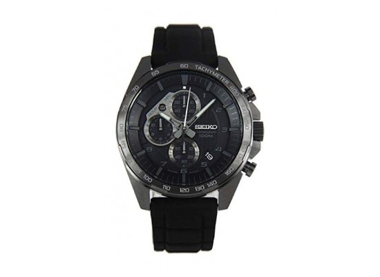Seiko sb327p gents quartz chronograph watch rubber strap – black price in  Kuwait | X-Cite Kuwait | kanbkam
