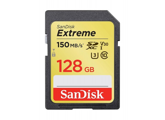 Buy Sandisk 128gb extreme sdxc uhs-i memory card in Saudi Arabia
