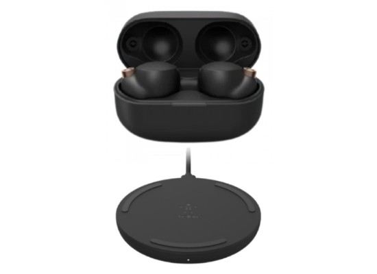 Buy Pre-order: sony wireless noise cancelling headphones - black (wf-1000xm4/b) in Saudi Arabia