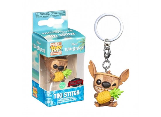 Funko Pop Keychain Lilo and Stitch Tiki Stitch