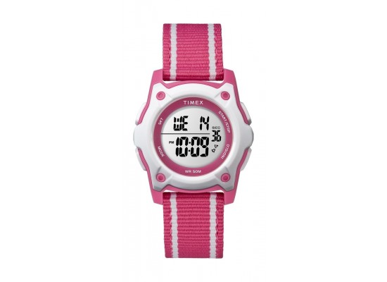 Timex kid's digital 35mm fabric strap watch - pink price in Kuwait | X-Cite  Kuwait | kanbkam