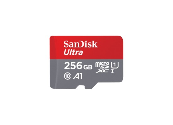 Buy Sandisk 256gb ultra microsdhc memory card  uhs-1 100mb/s in Saudi Arabia