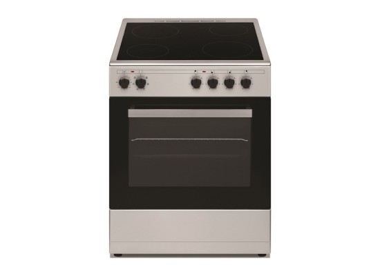 Wansa 60x60cm 4 Ceramic Burners, Electric Cooker (WCT6040041X) – Stainless Steel 