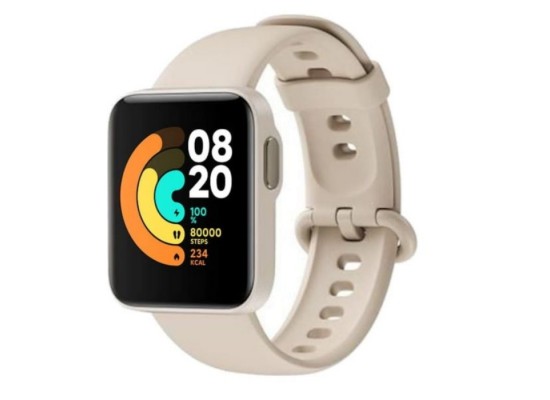 Buy Xiaomi mi smart watch lite (bhr4359gl) - ivory in Saudi Arabia