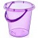 Plast Art Bucket Transparent #SK-155 (Assorted Colors)