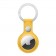 Apple AirTag Leather Key Ring - Meyer Lemon yellow buy in xcite kuwait