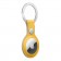Apple AirTag Leather Key Ring - Meyer Lemon yellow buy in xcite kuwait