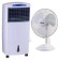 Wansa Purifying Air Cooler – 15L – 70W (AR-6002 A/CL) + Wansa Desk Fan AF-2501 16 inch