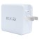Travel 65W 3 USB Ports Wall Charger front xcite buy in Kuwait