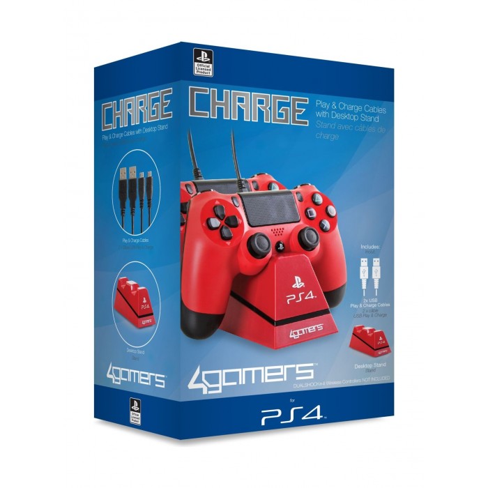ps4 controller charging red