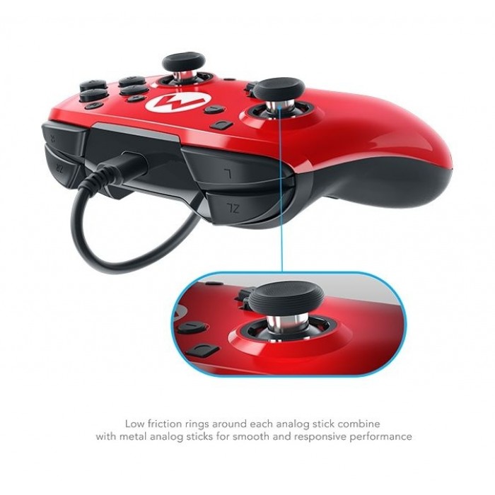 pdp faceoff deluxe wired pro controller for nintendo switch
