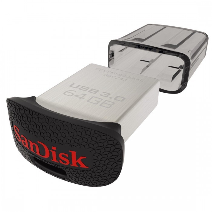 Sandisk Ultra 64 Gb Fit Usb 30 Low Profile Flash Drive Up To 130mbs Read Sdcz43 064g G46 8292