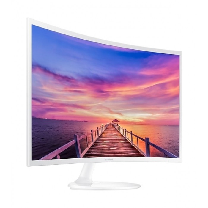 Samsung 32-inch Curved Monitor (LC32F391FWMXUE) - White