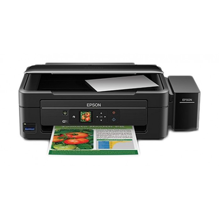 Epson L455 3 In 1 Colour Ink Tank System Wireless Printer Black Xcite Alghanim Electronics 0556