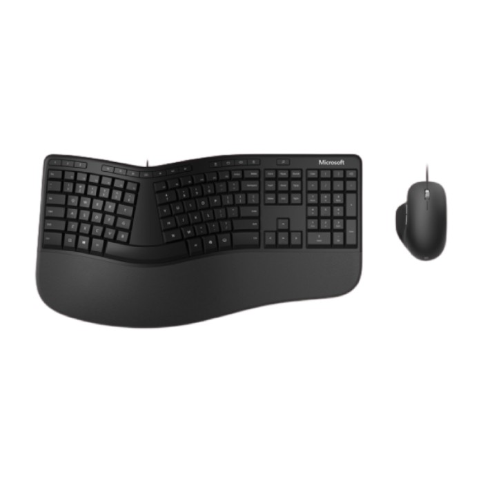Microsoft Ergonomic Desktop Wired Keyboard and Mouse in Kuwait | Buy