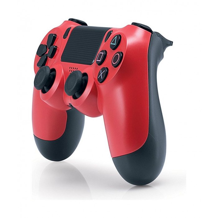 a red ps4 controller