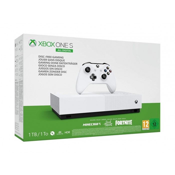 xbox one s fortnite minecraft sea of thieves