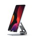 Satechi R1 Adjustable Mobile Stand Space Gray ALUMINUM HINGE HOLDER FOLDABLE buy in xcite kuwait