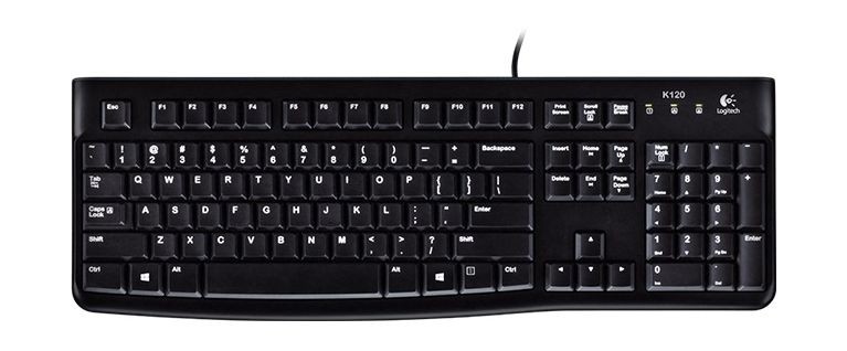 Logitech K120 Keyboard (920-002495) – Black | Xcite Alghanim Electronics  Saudi Arabia - Best online shopping experience in KSA