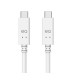 Gen 1 Type-C to C 2M USB Cable White Front xcite buy in Kuwait