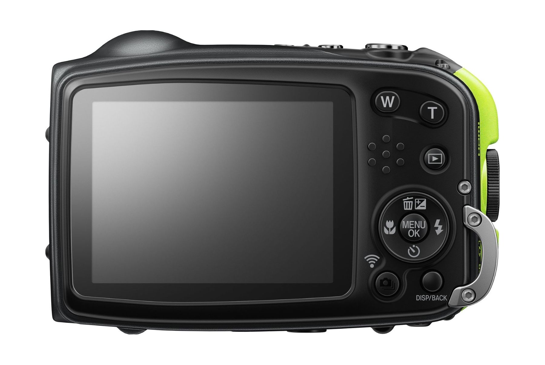 Fujifilm XP80 FinePix Waterproof 16MP Digital Camera Black/Green