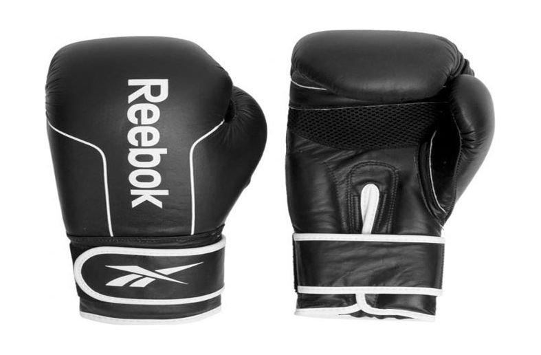 Reebok Leather Boxing Gloves Black RABX11002BK Xcite Alghanim