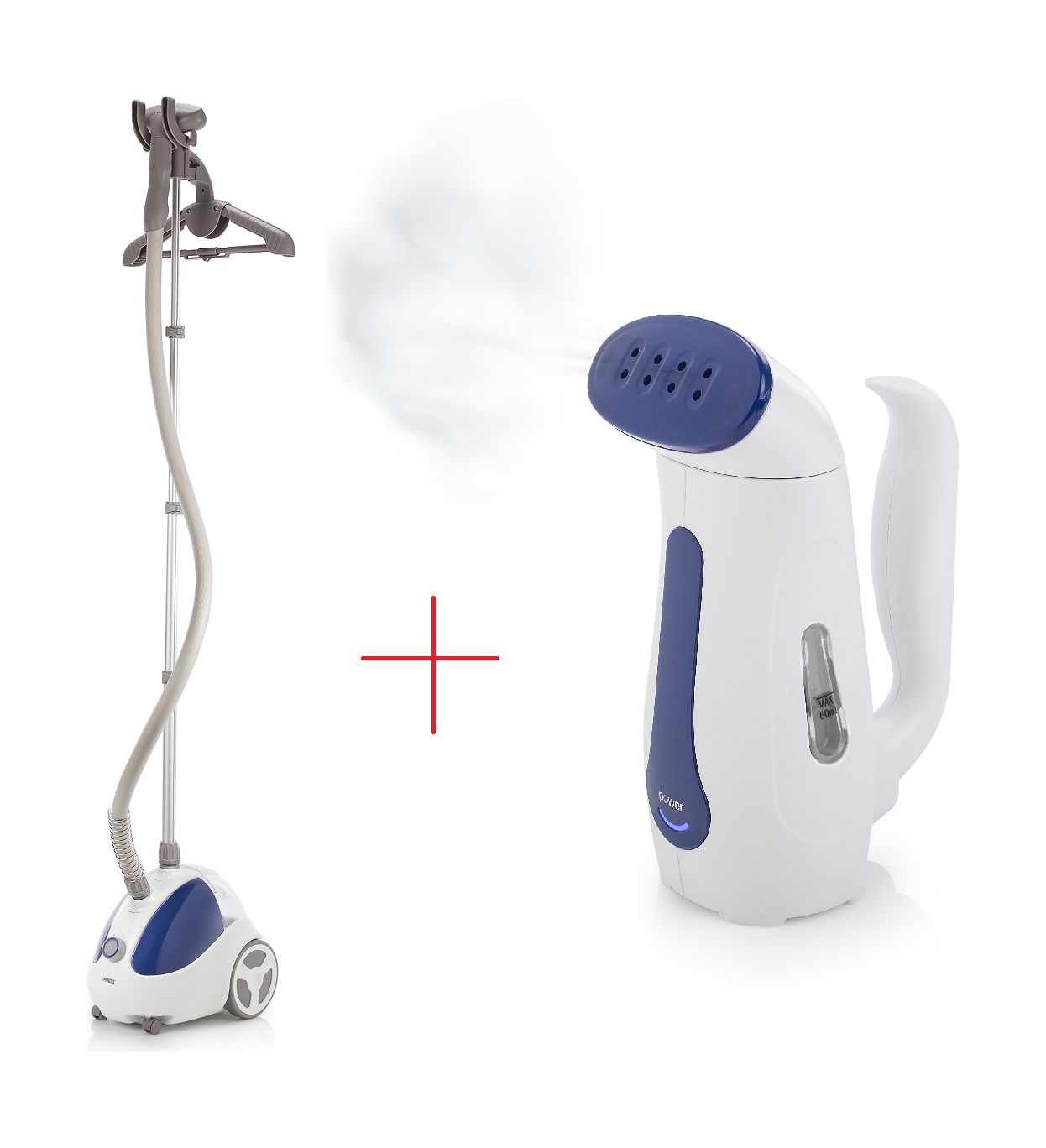 Princess 1500W 1.9L Vertical Steamer With Handheld Garment Steamer