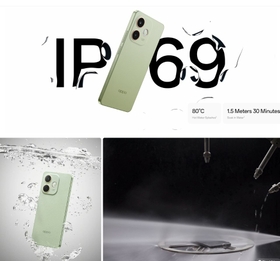 IP69 Water and Dust Resistance