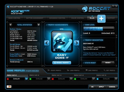 Roccat Kone Pure Gaming Mouse Xcite Ksa