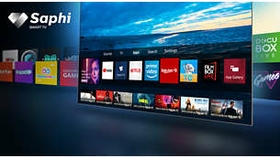 One-button access to a clear icon-based menu.