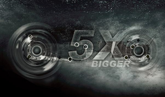 5 TIMES BIGGER THAN OTHERS LOUDER SOUND, MORE RESONANCE, AND HIGHER QUALITY